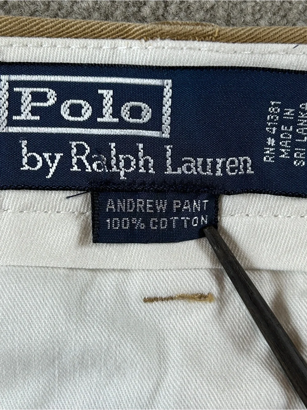 Polo Ralph Lauren Andrew Pant Mens 38 Tan Pleated Classic Chino Khaki Pants‎